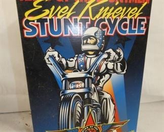 OLD STOCK EVEL KNIEVEL W/ STUNT CYCLE