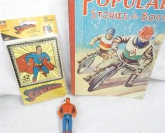 POPULAR STORIES, SUPERMAN FIGURE