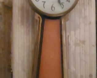 1 of 2 Pictures - Vintage Sessions hour glass wall clock