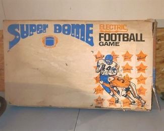 1 of 2 Pictures -1960's SUPERDOME ELECTRIC FOOTBALL GAME SUPERBOWL NFL GOTHAM PRESSED STEEL CORP