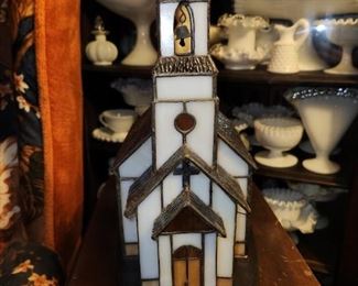 Stained glass church 