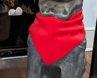 Feng Shui garden dog.