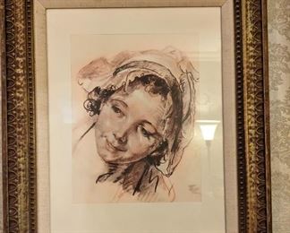 Vintage Smiling Girl