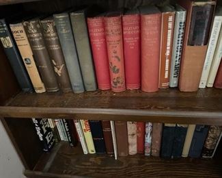 Military books.