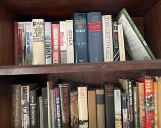 Military books and more.