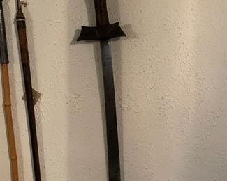 Vintage knives, swords and shields (more information to follow).