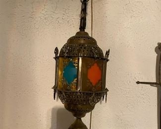 Vintage hanging lamp.