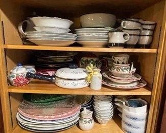 Vintage dishes.