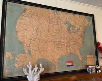 Map of USA.