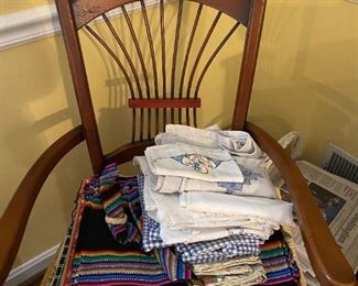 Huge selection of linens - new and vintage.