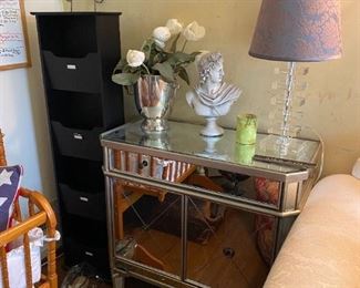 Small silver chest of drawers,