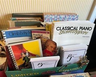 Large selection of musical items.