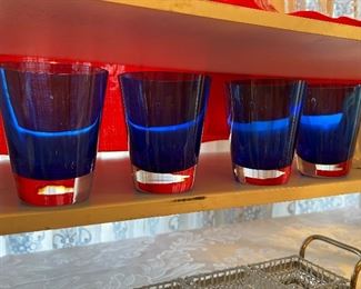 Set of four Baccarat 