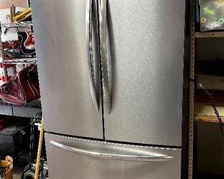 Frigidaire gallery French door refrigerator in  brushed stainless finish