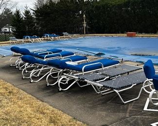 All the pool side furniture is Tropitone commercial grade