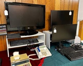 MONITERS, KEYBOARDS, ETC