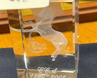 Colt, firearms, collectors, association, assorted paperweights