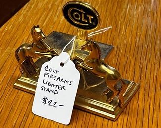 Colt firearms lighter stand
