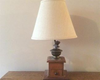 Coffee Grinder Table Lamp
