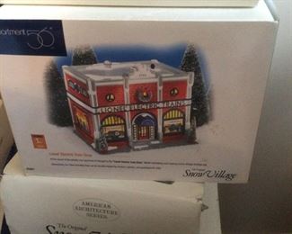 Large Collection of Dept 56- SNOW VILLAGE-w/ Original Boxes