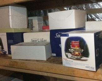 Large Collection of Dept 56- SNOW VILLAGE-w/ Original Boxes