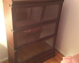 #2 Antique  Lawyer/Barrister Bookcase 