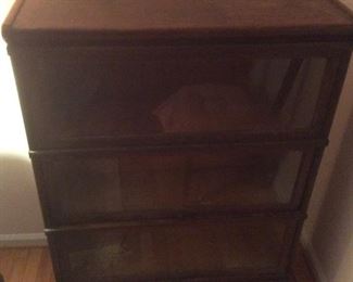 #2 Antique  Lawyer/Barrister Bookcase 