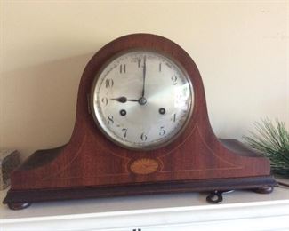 Antique Tambour Style Mantel Clock