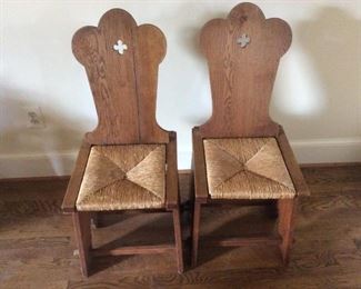 Antique Primitive German Chairs  