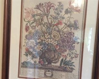 Antique Floral Art Prints 