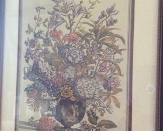 Antique Floral Art Prints 