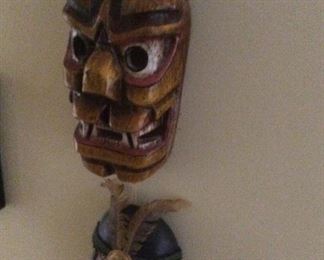 Cultural Masks Collection from around the world- Canadian Iroquois False Face Mask 