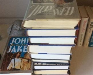 Many "First Edition" Hardback Books w/ dustcovers
