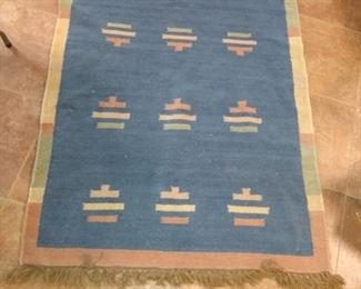 Soft & thick wool hand woven rug 
6' x 49.5"