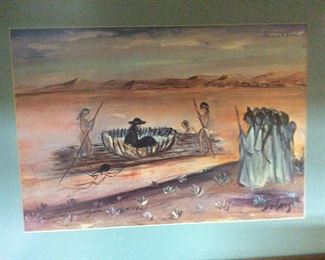  Original artwork collection: Artist Ettore "Ted" DeGrazia (June 14, 1909 – September 17, 1982)