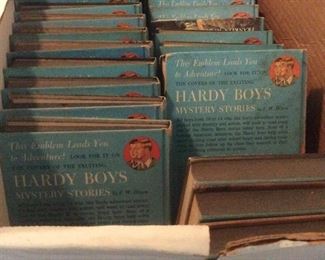 Vintage Hardy Boys Book Series / 60s 70s Mystery Books / Hardcover Books / CHOOSE / Blue Book Library Decor / Boys Mystery Series