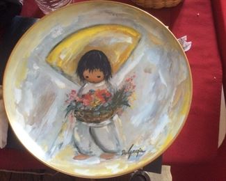 DeGrazia collector, Numbered Limited edition plate.