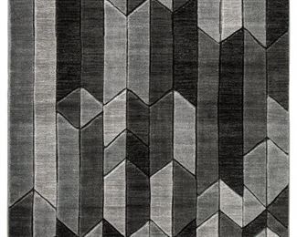 $100  R403462 Ashley Furniture Grey Tonal Chayse Medium Rug MTF153-R1  DESCRIPTION: Machine woven hand carved abstract geometric design in black and shades of gray. Polypropylene. 12mm pile. Backed with jute. Spot clean only. Rug pad recommended.

  Dimensions: 60.00" W x 79.00" D x 0.98" H | Weight:13.5 lbs

Condition: New in package

Location: Local pick up Portland, OR.  Shipper suggestions available upon request.