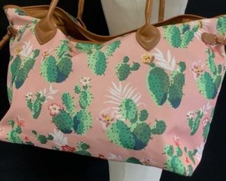 Domi Flowering Cactus Tote Bag
