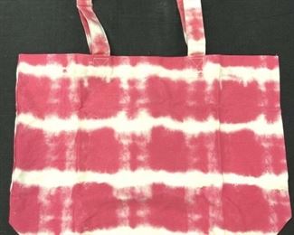 BLOOMINGDALES Pink & White Tie Dye Tote Bag
