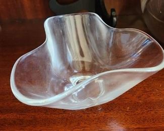 Signed Stuben Glass Bowl