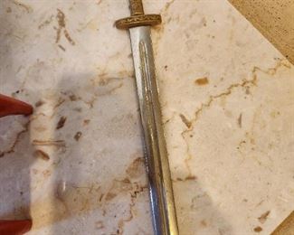 Signed Viking Sword Letter Opener