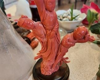 Carved Coral Figures