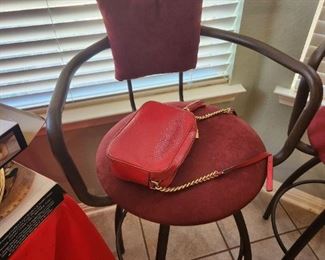 Metal MCM Bar Stool Pair