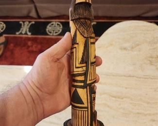 Signed Navajo Woog Figure