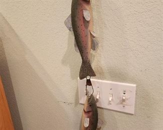 Folk Art Carved Fish