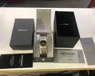 1 Movado E2 Wristwatch