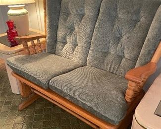 Vintage glider bench