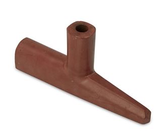 302
20th century; Northern Plains
A Sioux Catlinite Pipe Head
With flattened side
3.25" H x 6.75" W x 1.25" D
Estimate: $200 - $300