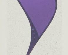 347
Carlis M. Chee
b. 1971, Dine
"She Came From The North West," 1996
Acrylic on paper
Signed lower left: Carlis M. Chee, dated and with the © lower right; signed and dated again, and titled and dedicated, on the frame's backboard
Image:14" H x 4" W; Sight: 15" H x 5" W
Estimate: $200 - $400